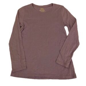 Faded Glory Women’s Small Lavender Colored Long Sleeve Basic Solid Tee